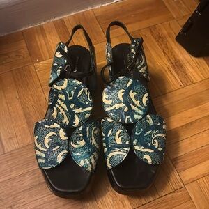 Dries Van Noten platform sandals